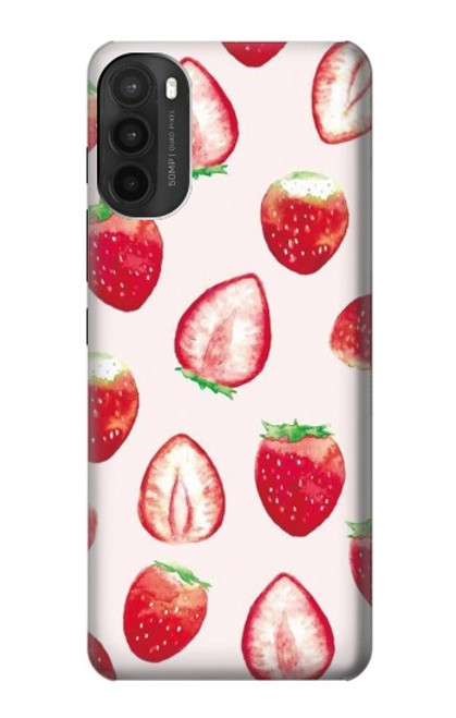 S3481 Strawberry Case For Motorola Moto G71 5G