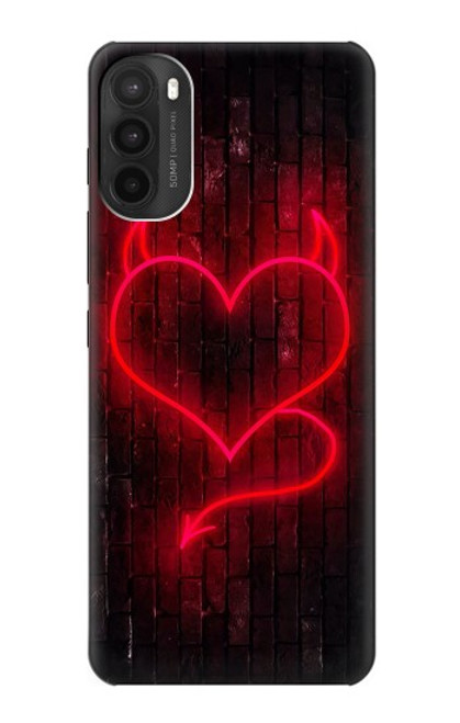 S3682 Devil Heart Case For Motorola Moto G71 5G