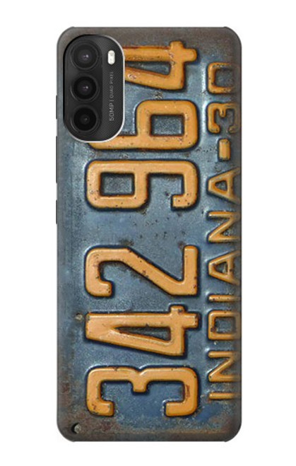 S3750 Vintage Vehicle Registration Plate Case For Motorola Moto G71 5G