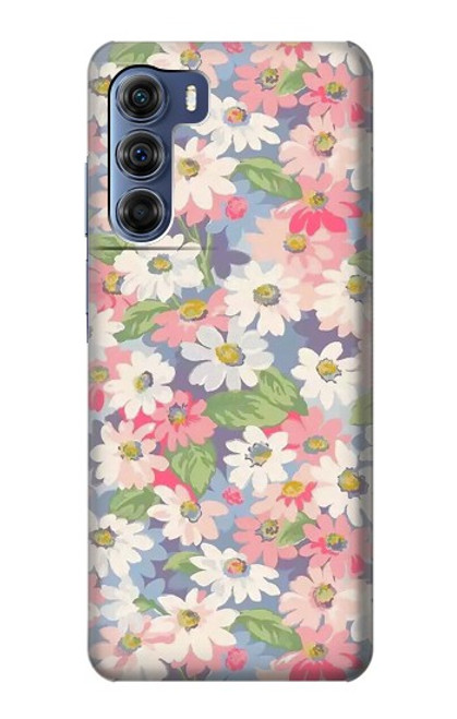 S3688 Floral Flower Art Pattern Case For Motorola Edge S30