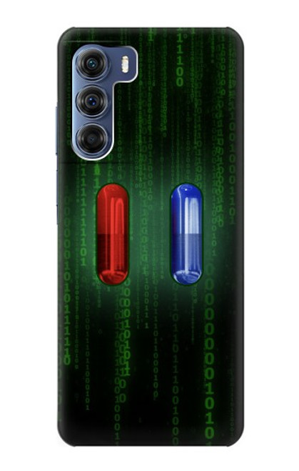 S3816 Red Pill Blue Pill Capsule Case For Motorola Edge S30