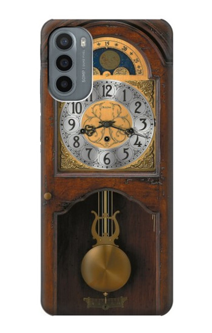 S3173 Grandfather Clock Antique Wall Clock Case For Motorola Moto G31