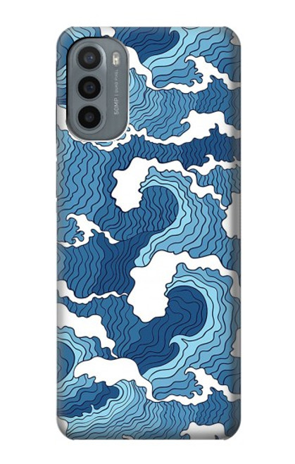 S3751 Wave Pattern Case For Motorola Moto G31