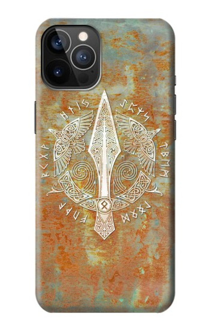 S3827 Gungnir Spear of Odin Norse Viking Symbol Case For iPhone 12, iPhone 12 Pro