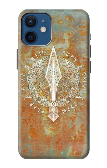 S3827 Gungnir Spear of Odin Norse Viking Symbol Case For iPhone 12 mini