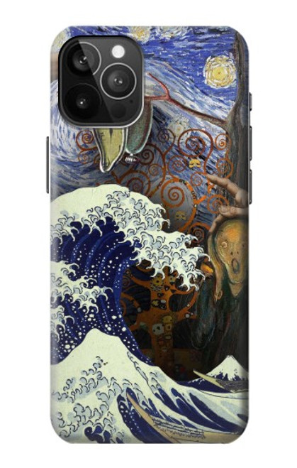 S3851 World of Art Van Gogh Hokusai Da Vinci Case For iPhone 12 Pro Max