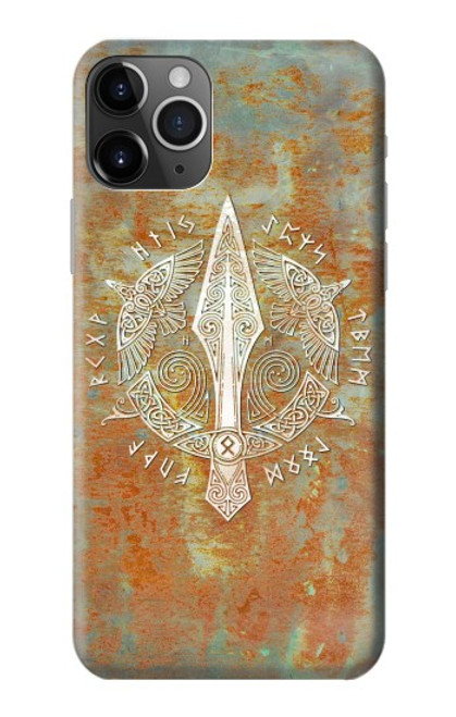 S3827 Gungnir Spear of Odin Norse Viking Symbol Case For iPhone 11 Pro