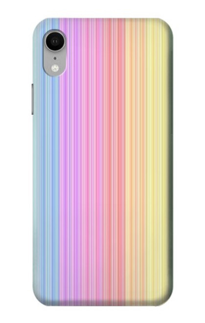 S3849 Colorful Vertical Colors Case For iPhone XR