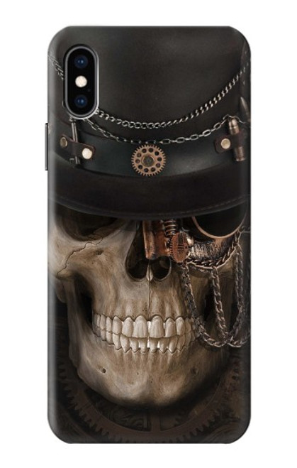 S3852 Steampunk Skull Case For iPhone X, iPhone XS
