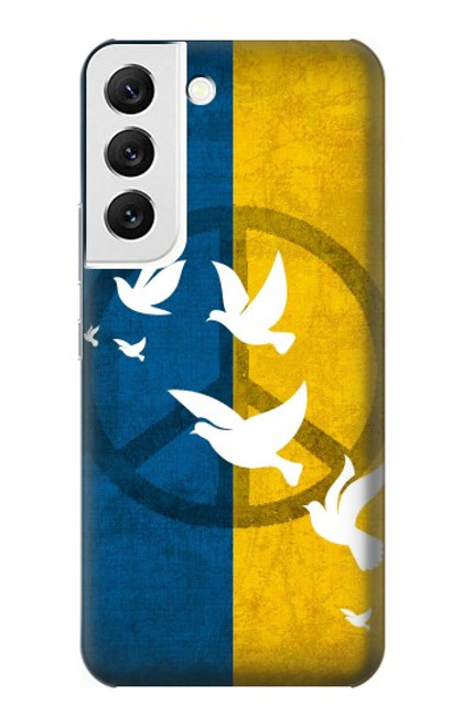 S3857 Peace Dove Ukraine Flag Case For Samsung Galaxy S22