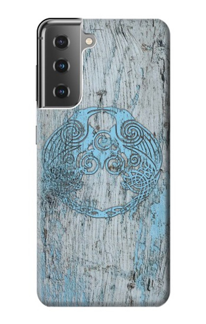 S3829 Huginn And Muninn Twin Ravens Norse Case For Samsung Galaxy S21 Plus 5G, Galaxy S21+ 5G