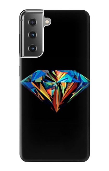 S3842 Abstract Colorful Diamond Case For Samsung Galaxy S21 Plus 5G, Galaxy S21+ 5G