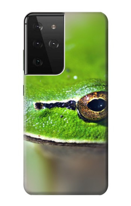 S3845 Green frog Case For Samsung Galaxy S21 Ultra 5G