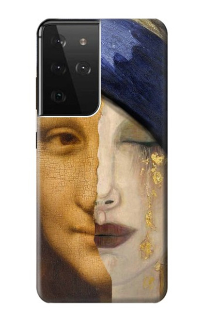 S3853 Mona Lisa Gustav Klimt Vermeer Case For Samsung Galaxy S21 Ultra 5G