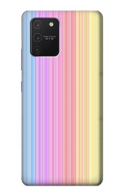 S3849 Colorful Vertical Colors Case For Samsung Galaxy S10 Lite