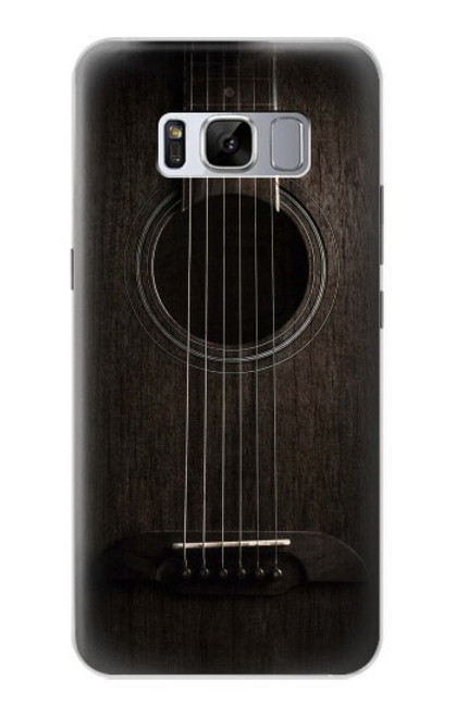 S3834 Old Woods Black Guitar Case For Samsung Galaxy S8