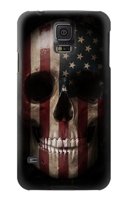 S3850 American Flag Skull Case For Samsung Galaxy S5
