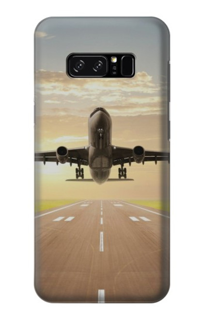 S3837 Airplane Take off Sunrise Case For Note 8 Samsung Galaxy Note8