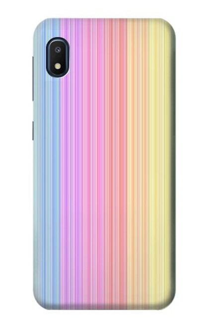 S3849 Colorful Vertical Colors Case For Samsung Galaxy A10e