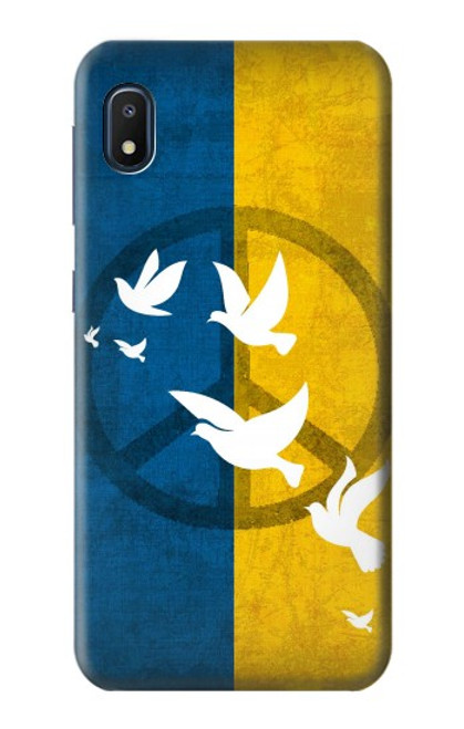 S3857 Peace Dove Ukraine Flag Case For Samsung Galaxy A10e