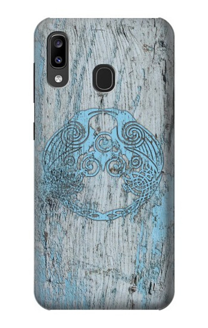 S3829 Huginn And Muninn Twin Ravens Norse Case For Samsung Galaxy A20, Galaxy A30