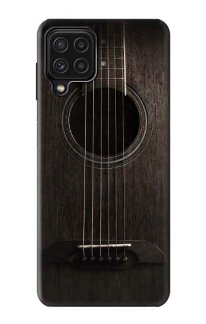 S3834 Old Woods Black Guitar Case For Samsung Galaxy A22 4G