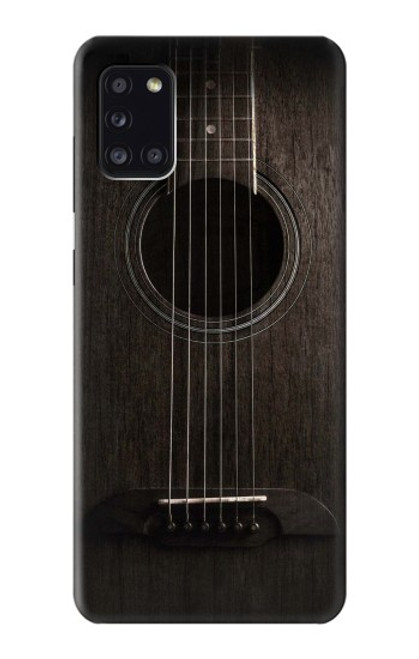 S3834 Old Woods Black Guitar Case For Samsung Galaxy A31