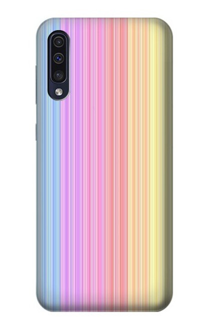 S3849 Colorful Vertical Colors Case For Samsung Galaxy A50