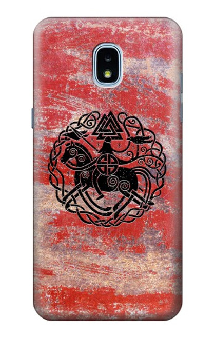 S3831 Viking Norse Ancient Symbol Case For Samsung Galaxy J3 (2018), J3 Star, J3 V 3rd Gen, J3 Orbit, J3 Achieve, Express Prime 3, Amp Prime 3