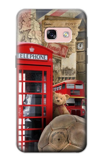 S3856 Vintage London British Case For Samsung Galaxy A3 (2017)