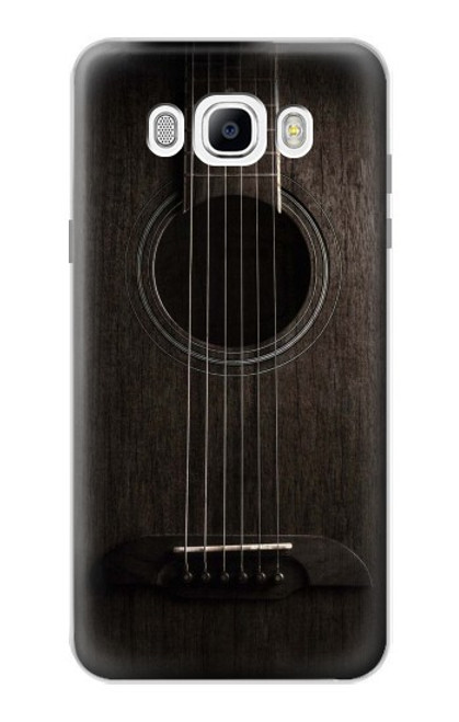 S3834 Old Woods Black Guitar Case For Samsung Galaxy J7 (2016)