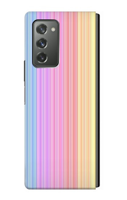 S3849 Colorful Vertical Colors Case For Samsung Galaxy Z Fold2 5G