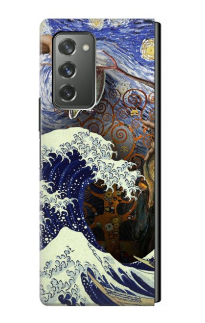 S3851 World of Art Van Gogh Hokusai Da Vinci Case For Samsung Galaxy Z Fold2 5G