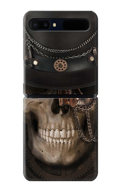 S3852 Steampunk Skull Case For Samsung Galaxy Z Flip 5G