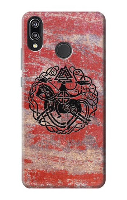 S3831 Viking Norse Ancient Symbol Case For Huawei P20 Lite