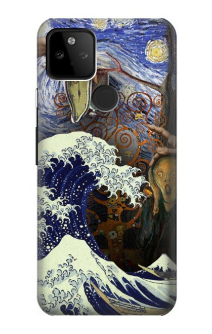 S3851 World of Art Van Gogh Hokusai Da Vinci Case For Google Pixel 5A 5G