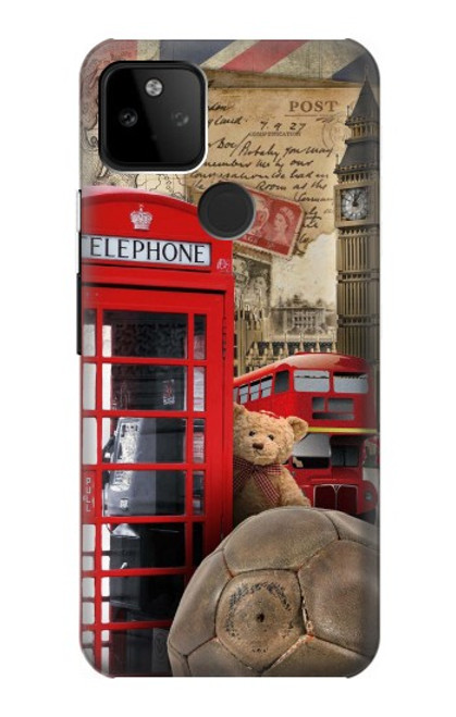 S3856 Vintage London British Case For Google Pixel 5A 5G