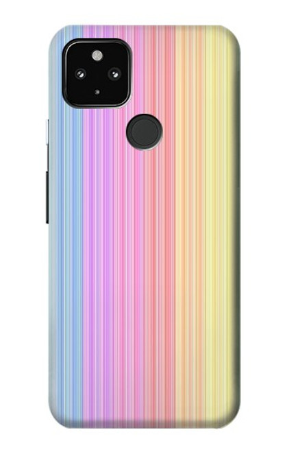 S3849 Colorful Vertical Colors Case For Google Pixel 4a 5G