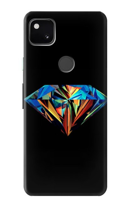 S3842 Abstract Colorful Diamond Case For Google Pixel 4a