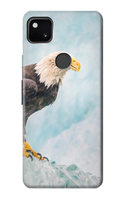 S3843 Bald Eagle On Ice Case For Google Pixel 4a