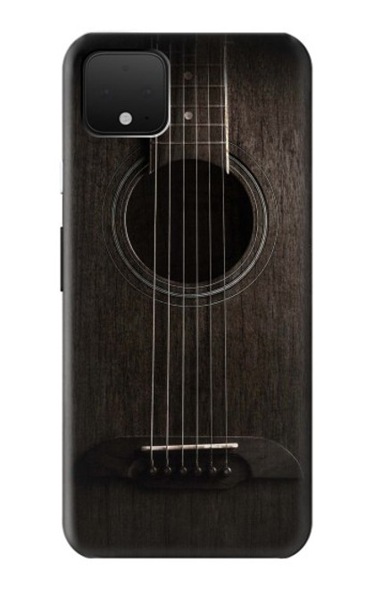 S3834 Old Woods Black Guitar Case For Google Pixel 4