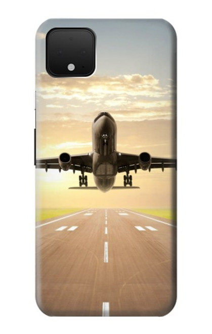 S3837 Airplane Take off Sunrise Case For Google Pixel 4 XL
