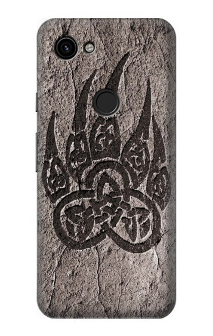 S3832 Viking Norse Bear Paw Berserkers Rock Case For Google Pixel 3a