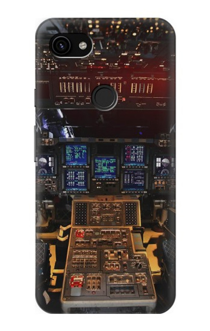 S3836 Airplane Cockpit Case For Google Pixel 3a XL