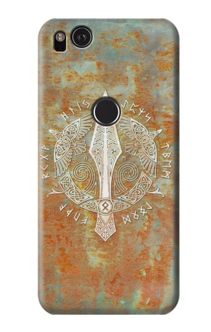 S3827 Gungnir Spear of Odin Norse Viking Symbol Case For Google Pixel 2