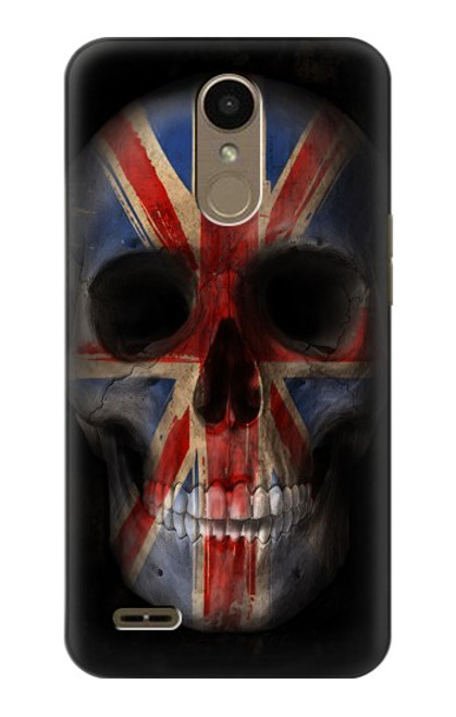 S3848 United Kingdom Flag Skull Case For LG K10 (2018), LG K30