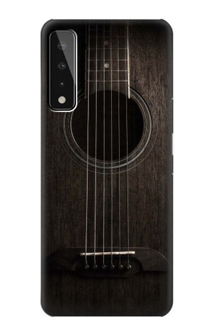 S3834 Old Woods Black Guitar Case For LG Stylo 7 5G