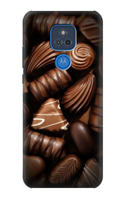 S3840 Dark Chocolate Milk Chocolate Lovers Case For Motorola Moto G Play (2021)