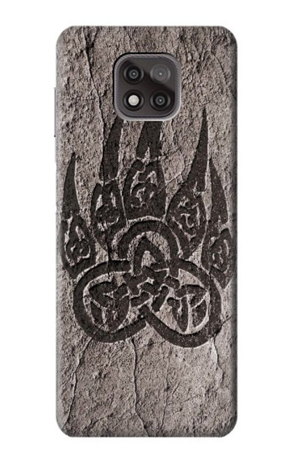 S3832 Viking Norse Bear Paw Berserkers Rock Case For Motorola Moto G Power (2021)
