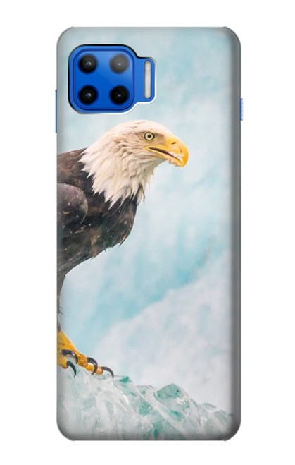 S3843 Bald Eagle On Ice Case For Motorola Moto G 5G Plus